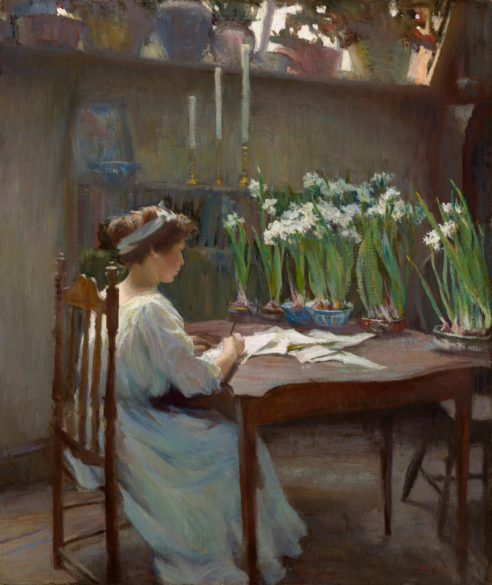 The Writer, detail