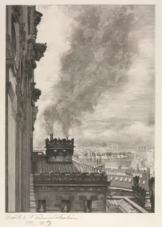 Rooftops of the Administration Building, by Charles Paul Renouard, 1881
