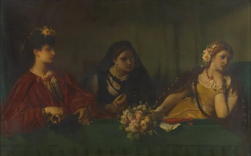 A box at the theater of Pest, detail