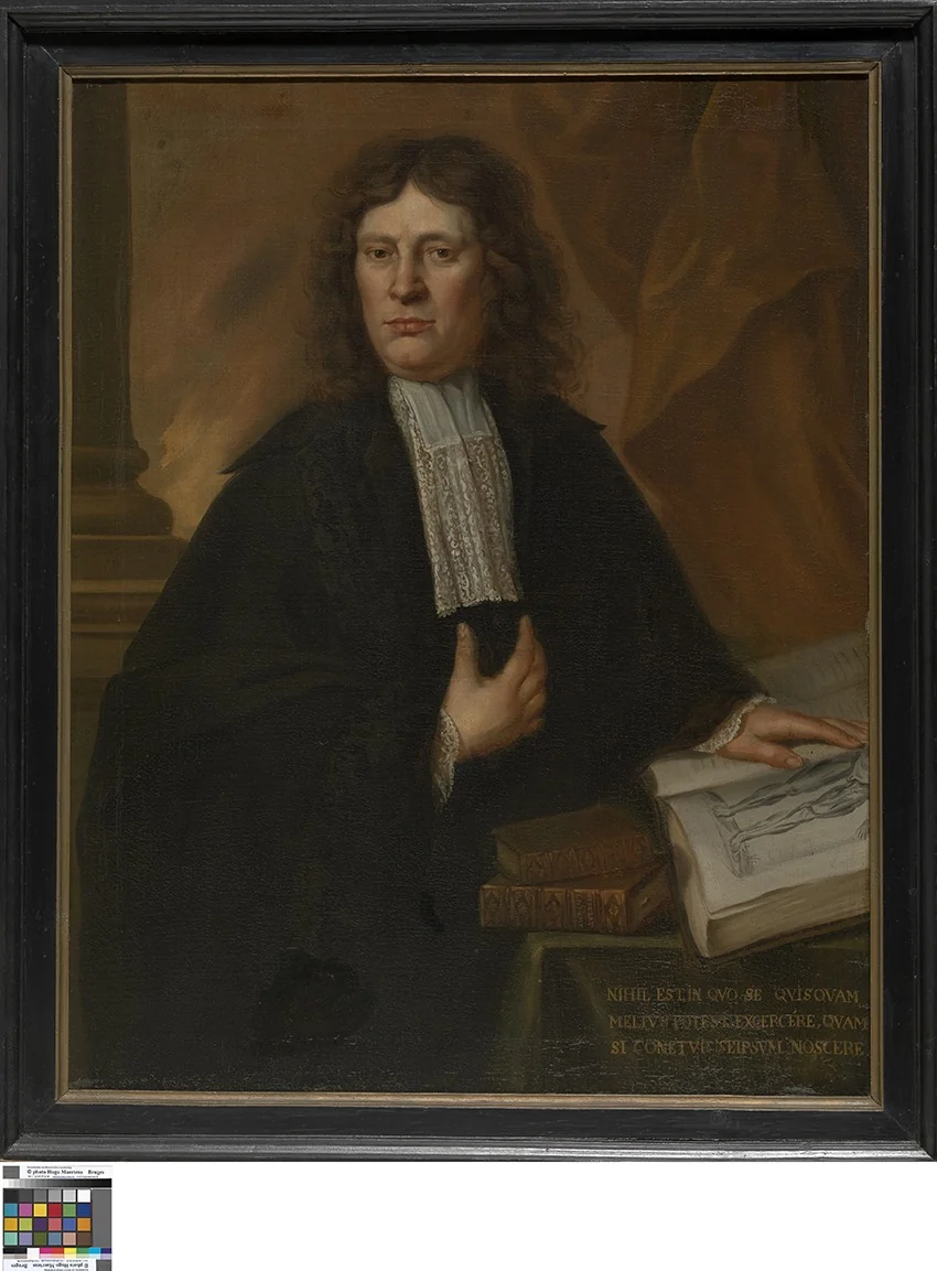 Portret van Christophorus Omaar, detail
