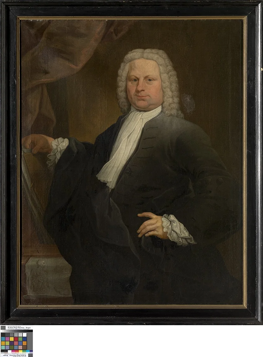Portret van Carolus van Quaillie, detail