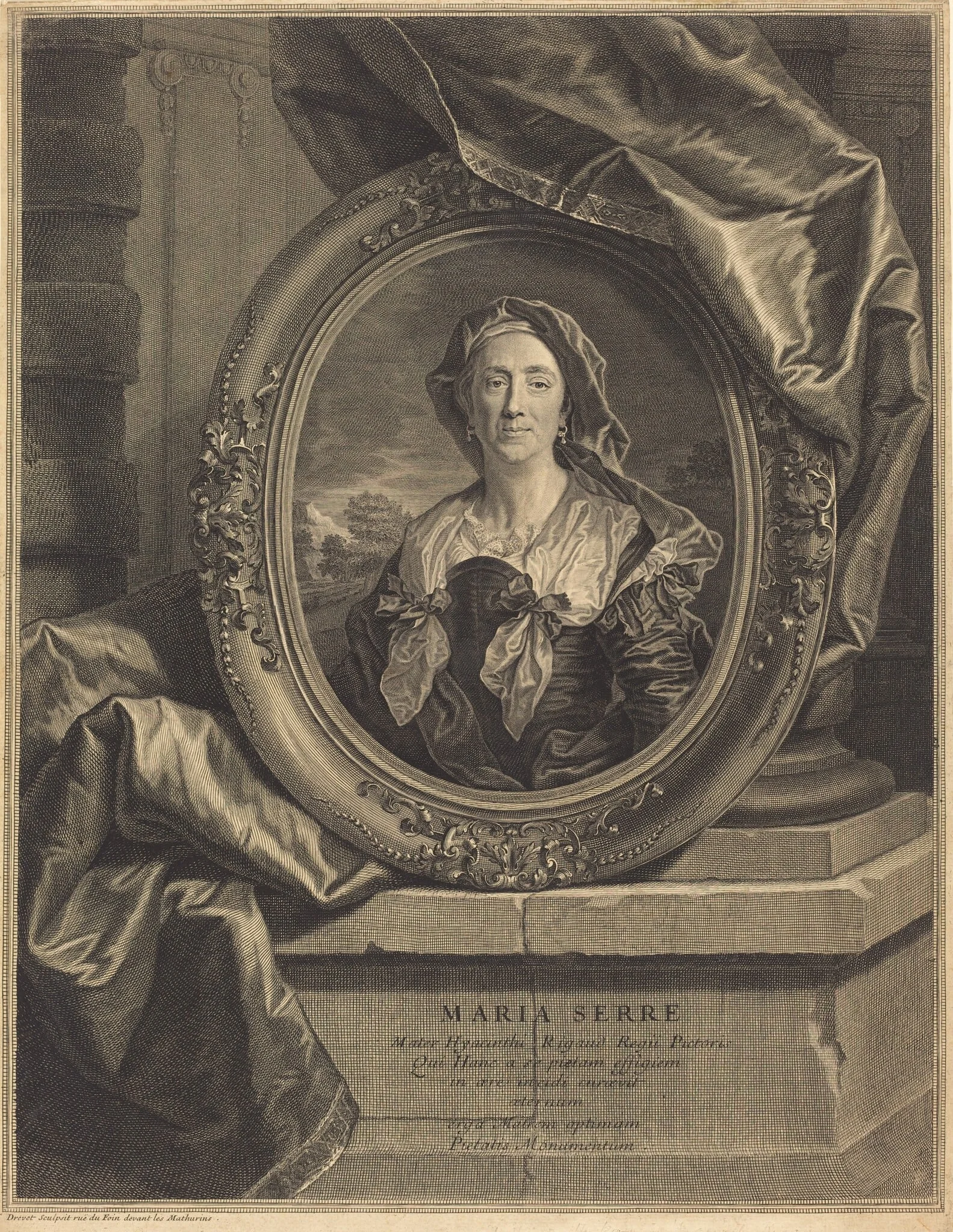 Maria Serre, Mater Hyacinth Rigaud, detail