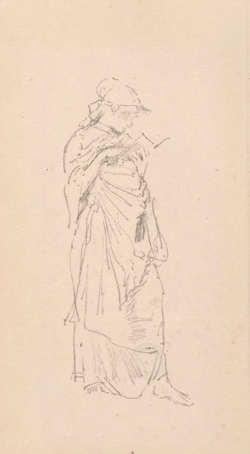 The Novel - Girl Reading, detail