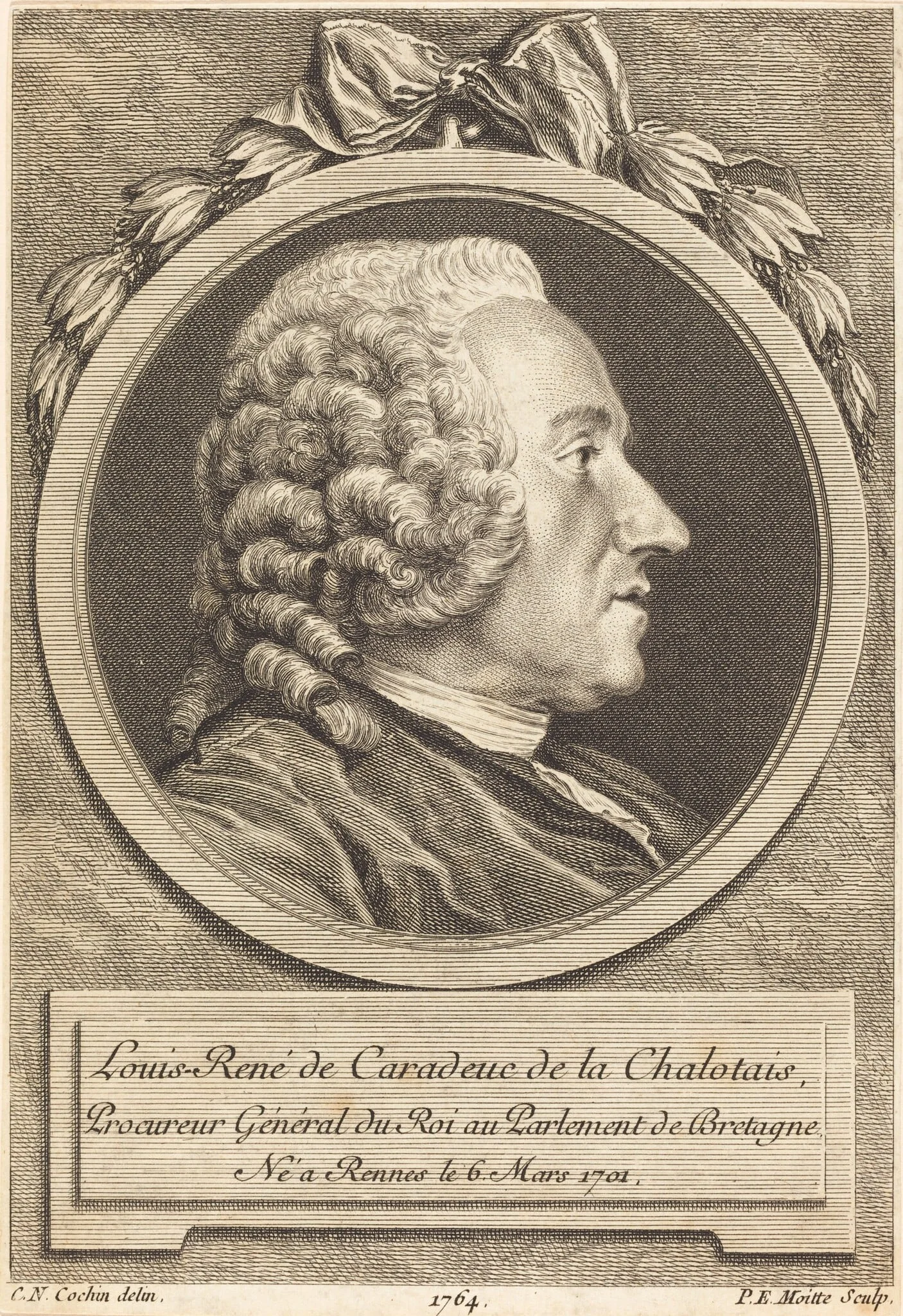 Louis-Rene de Caradeuc de la Chalotais, detail