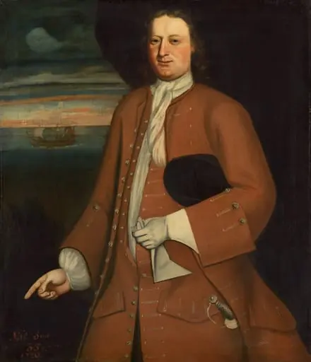 Mr. Willson, by The Schuyler Limner, oil, 1720
