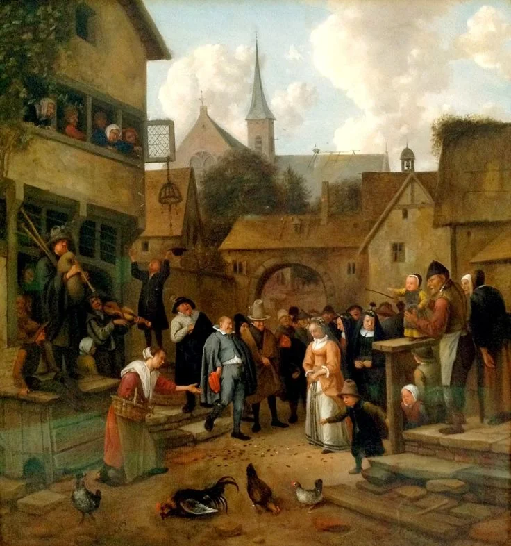 The Village Wedding, detail