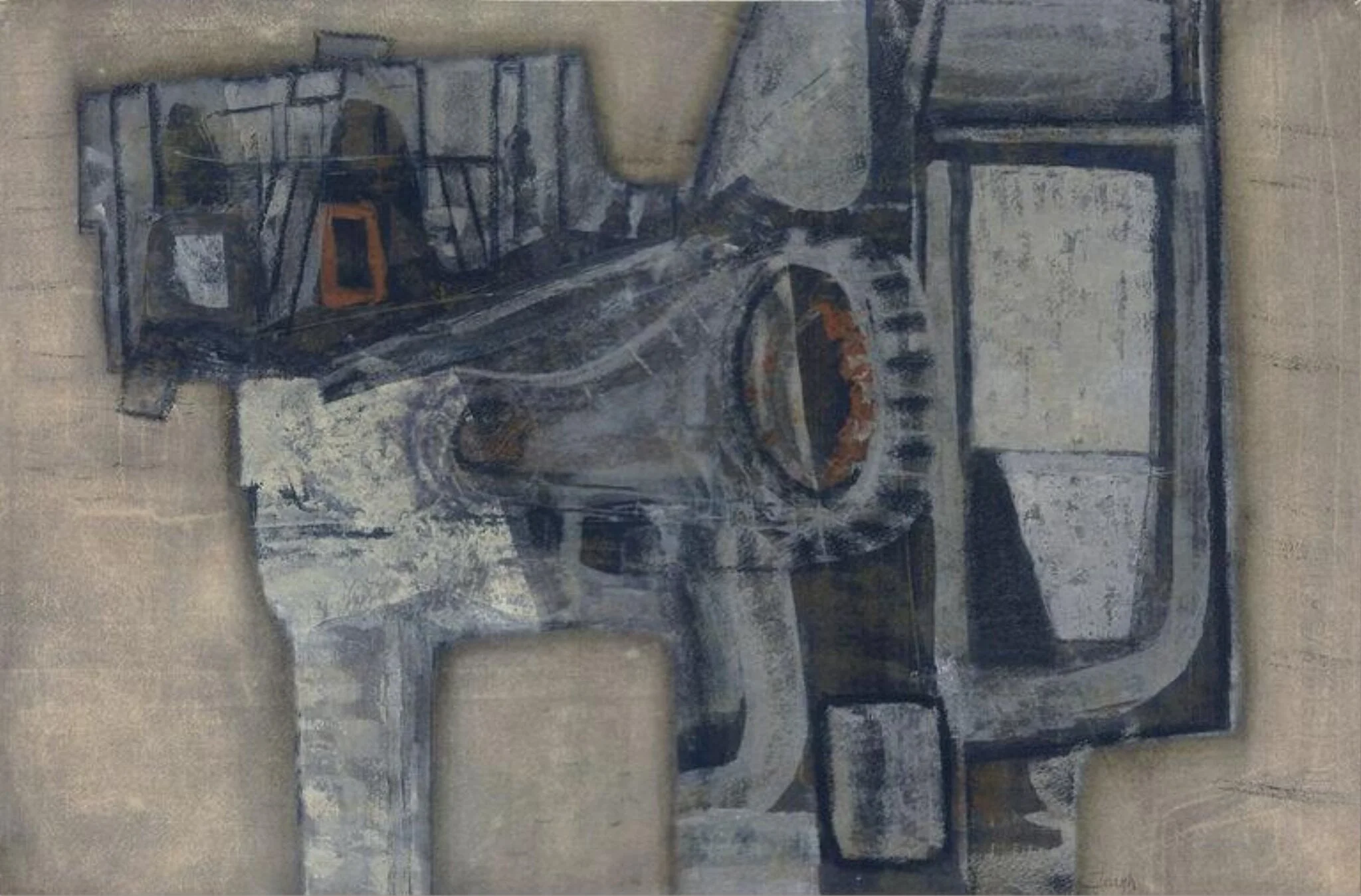 Machine in Sandpit, detail