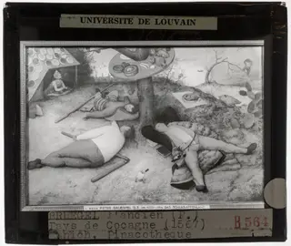 Pieter Brueghel de Oude. Luilekkerland, by Pieter Brueghel I, unspecified, 1567