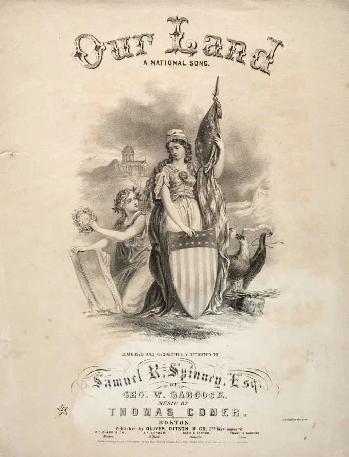 Our Land - Sheet Music Cover, detail
