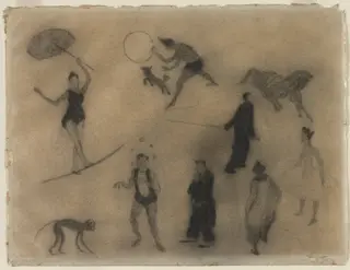 The Circus, by Henri-Gabriel Ibels, 1896
