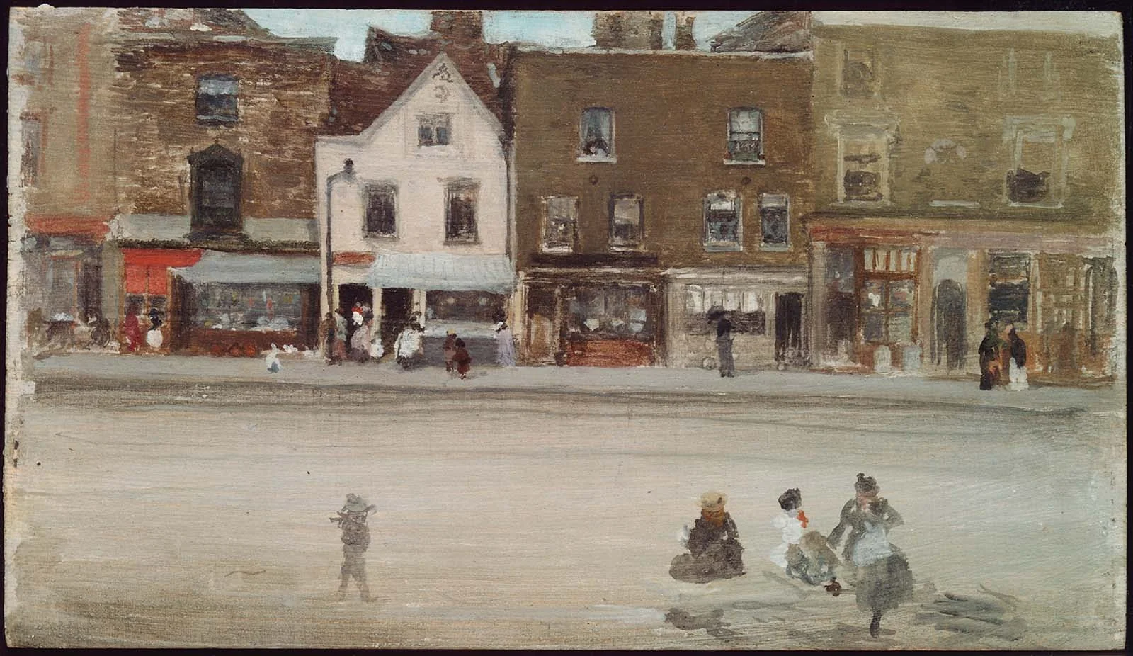 Street in Old Chelsea, detail