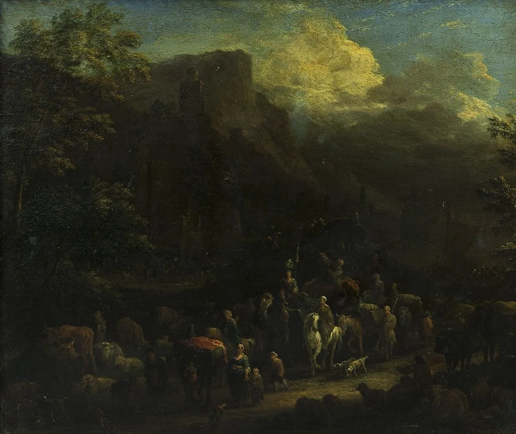 Orientalischer Seehafen, detail
