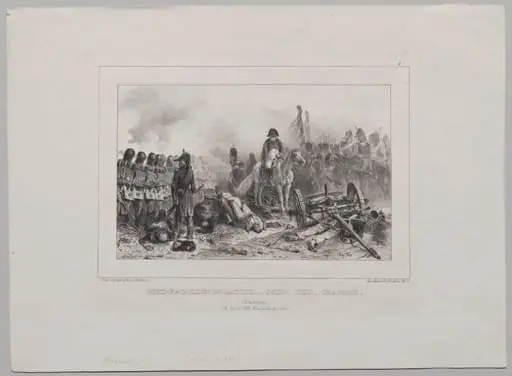 Lithographic Album of 1837: Half-Battalion at Left…Aim!...Fire!...Load, by Auguste Raffet, 1836