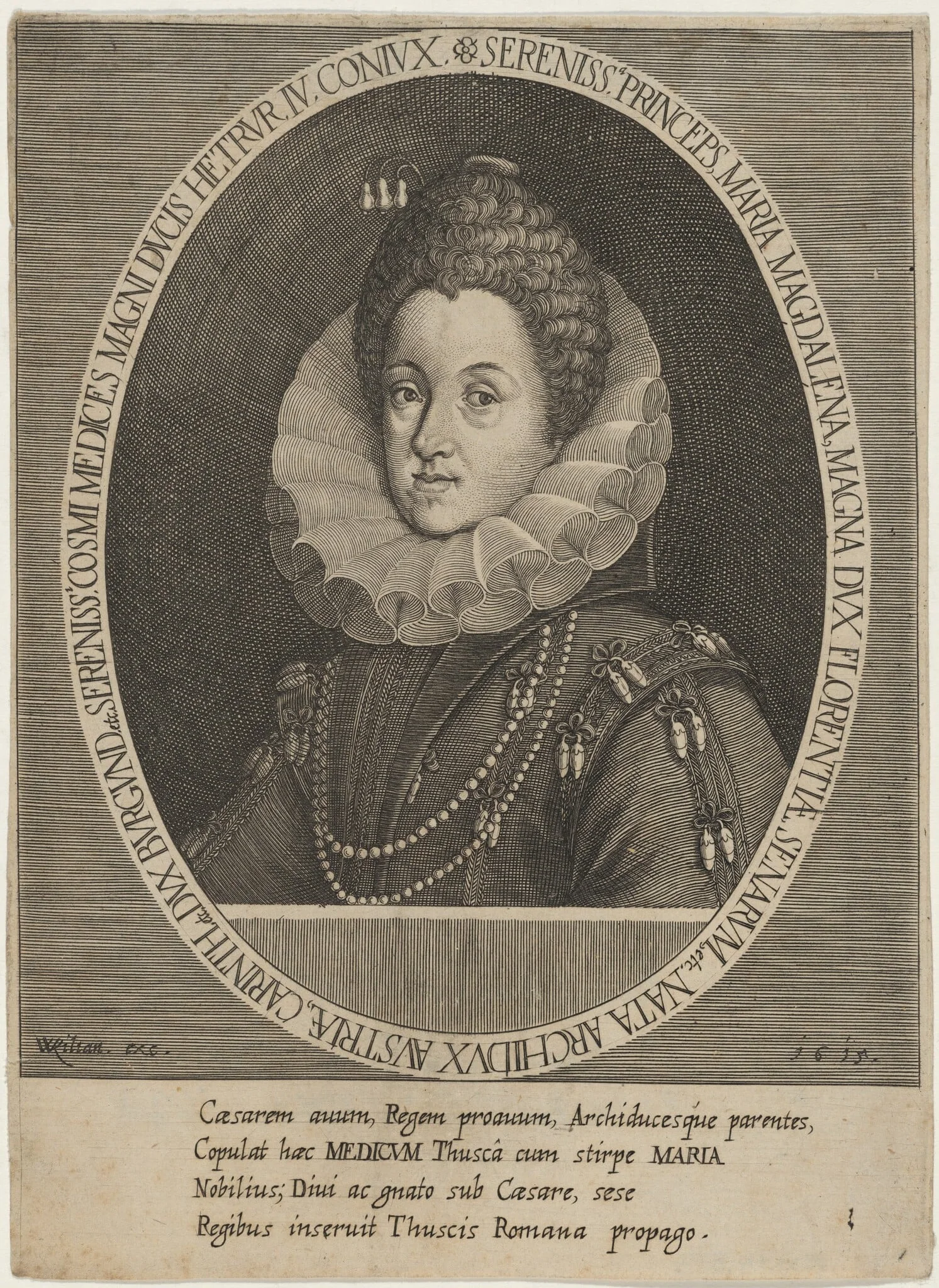 Princess Maria Magdalen, detail
