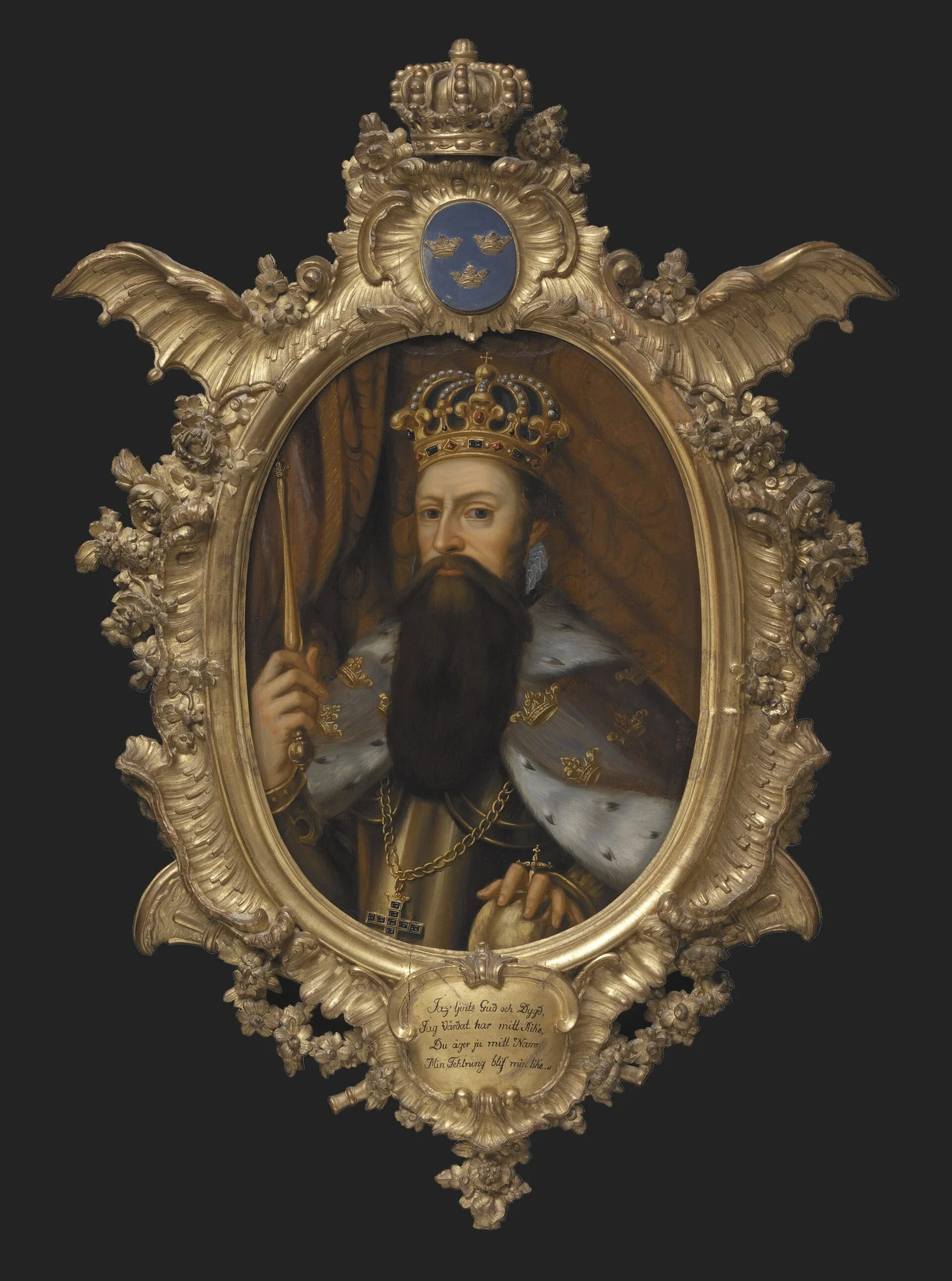 Gustav I, 1497-1560, konung av Sverige, detail