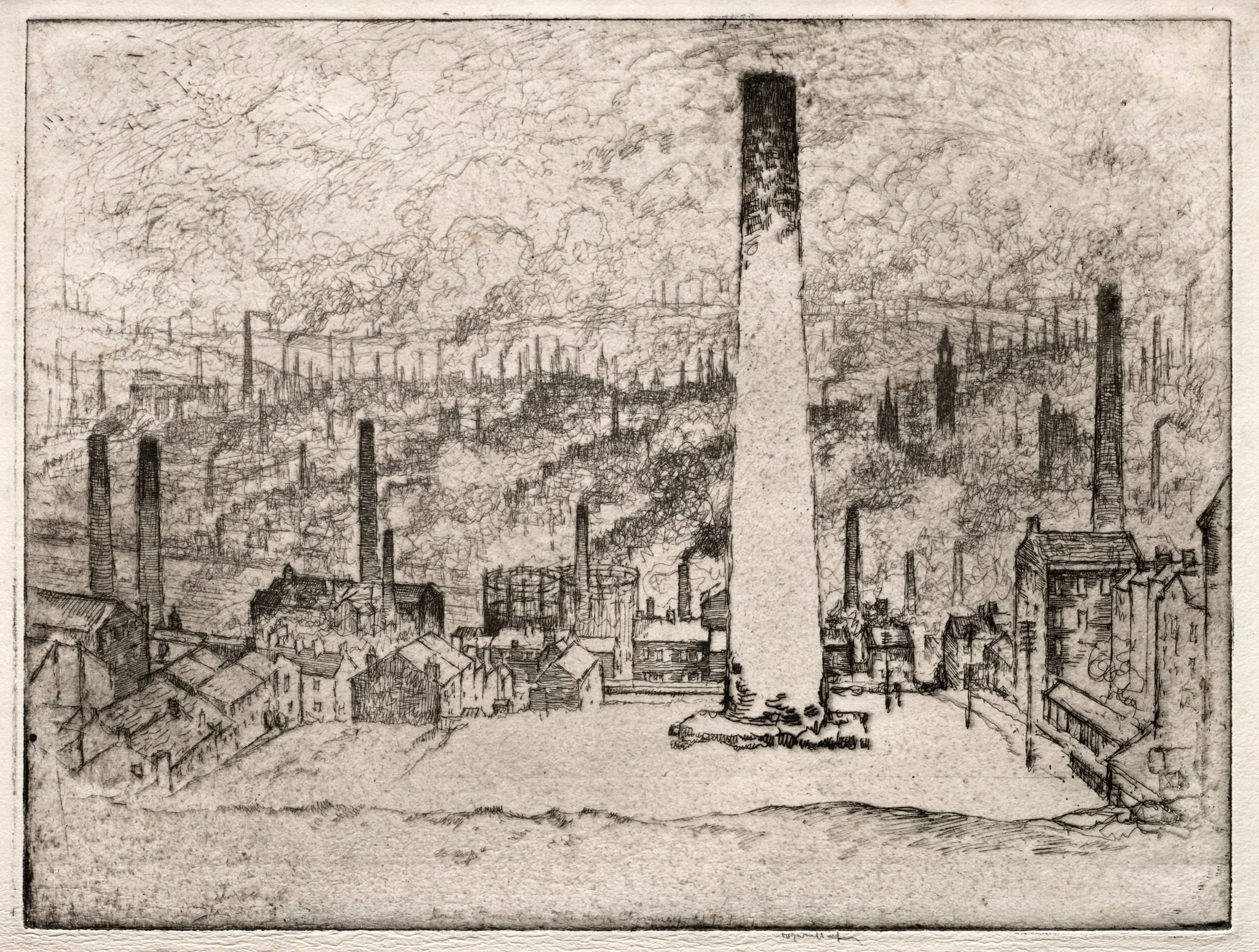 The Great Chimney, Bradford, detail