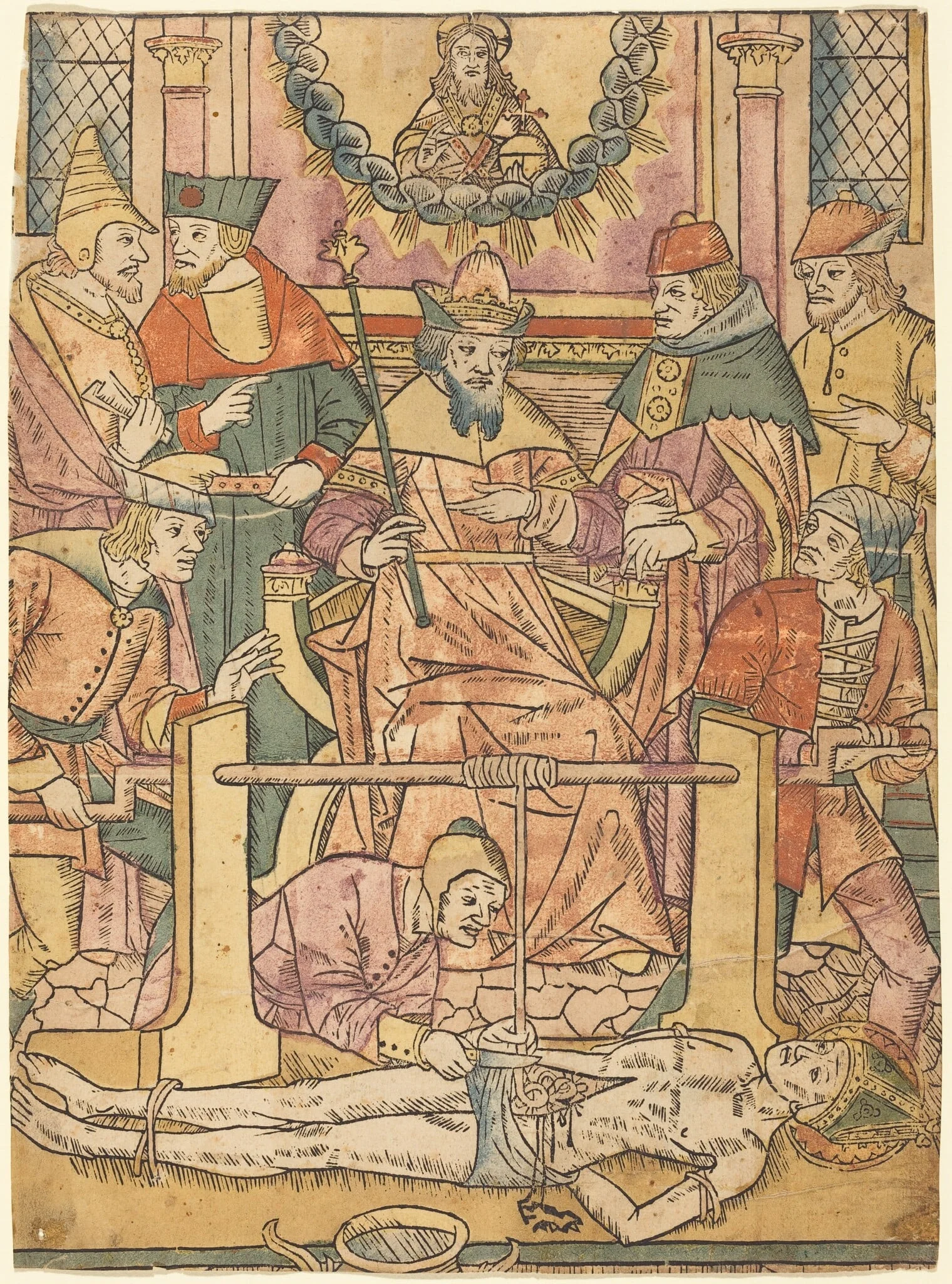 The Martyrdom of Saint Erasmus, detail