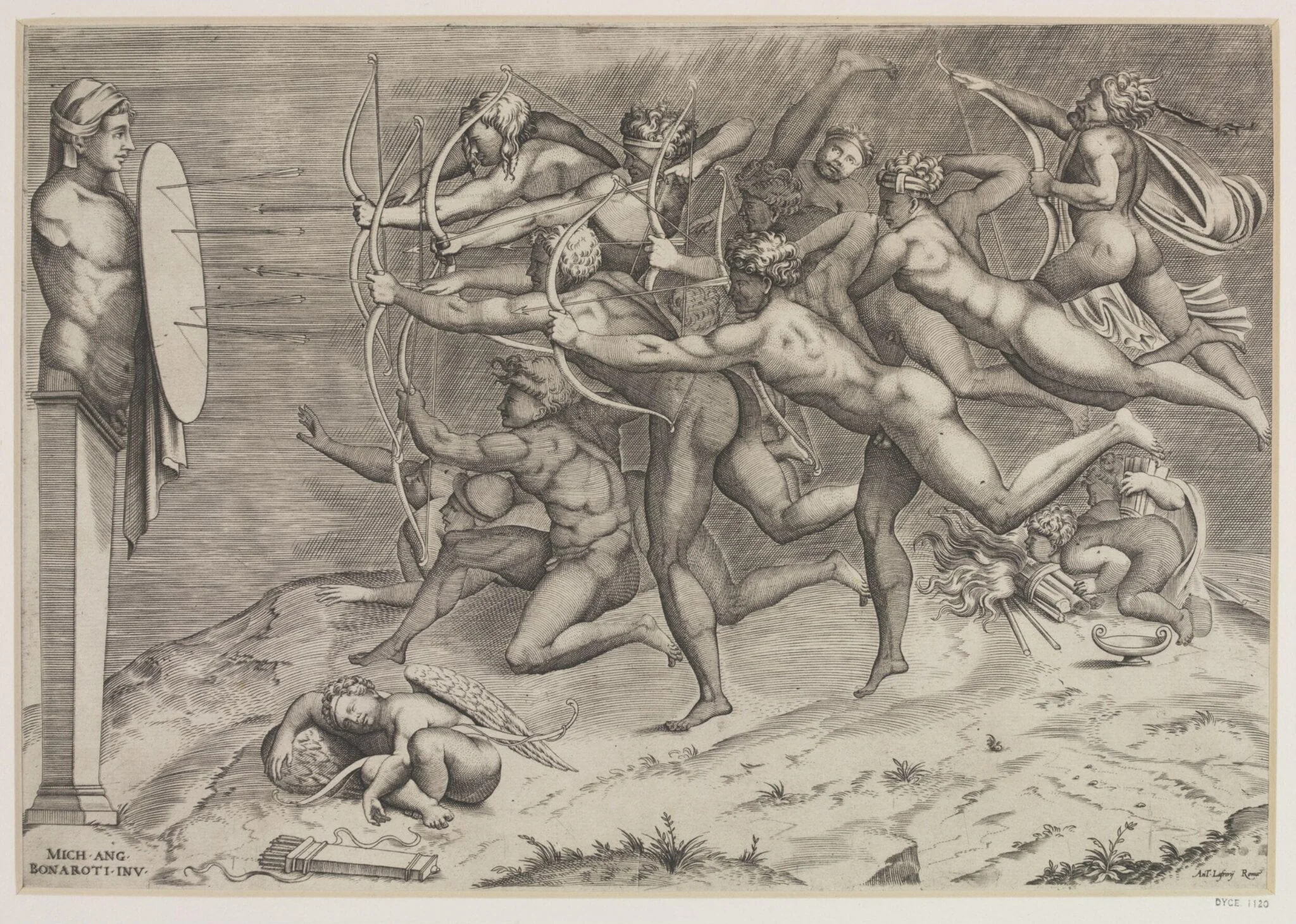 The Archers, detail