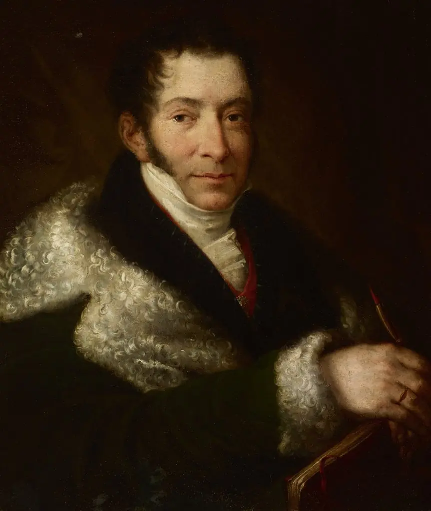 Portrait of Józef Brodowski, by Rafał Hadziewicz, oil, 1837