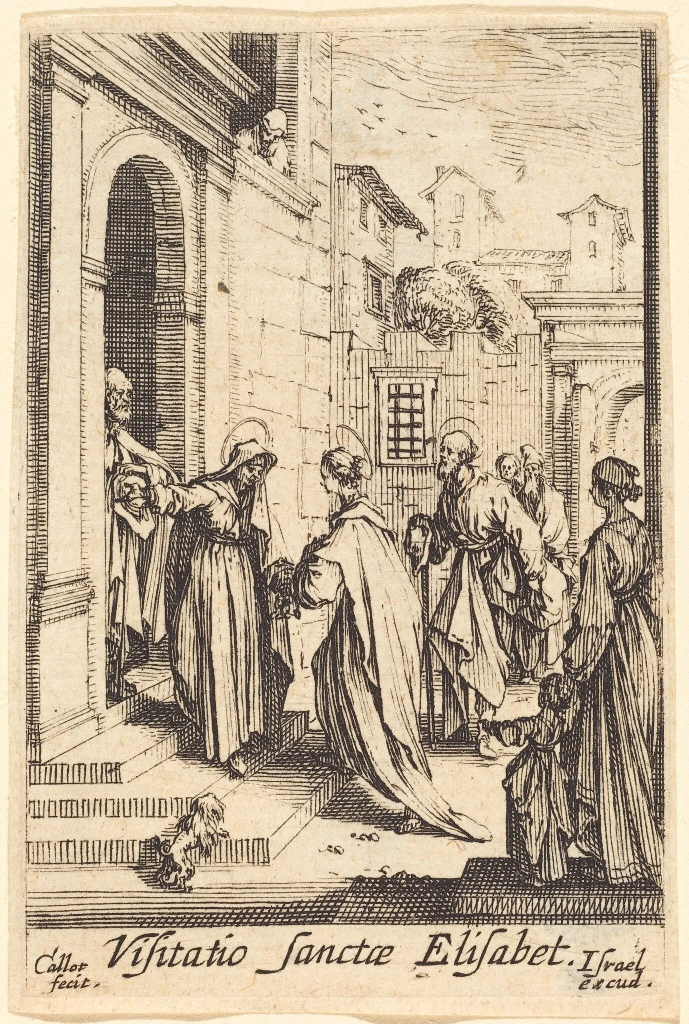 The Visitation, detail
