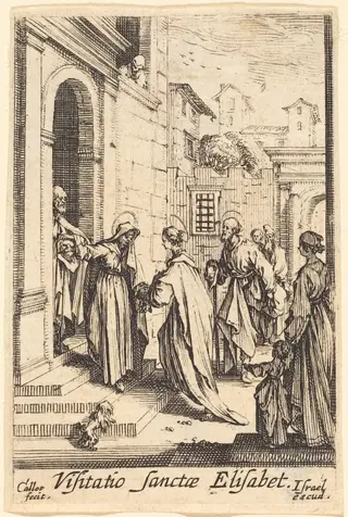 The Visitation, by Jacques Callot, ink, 1634