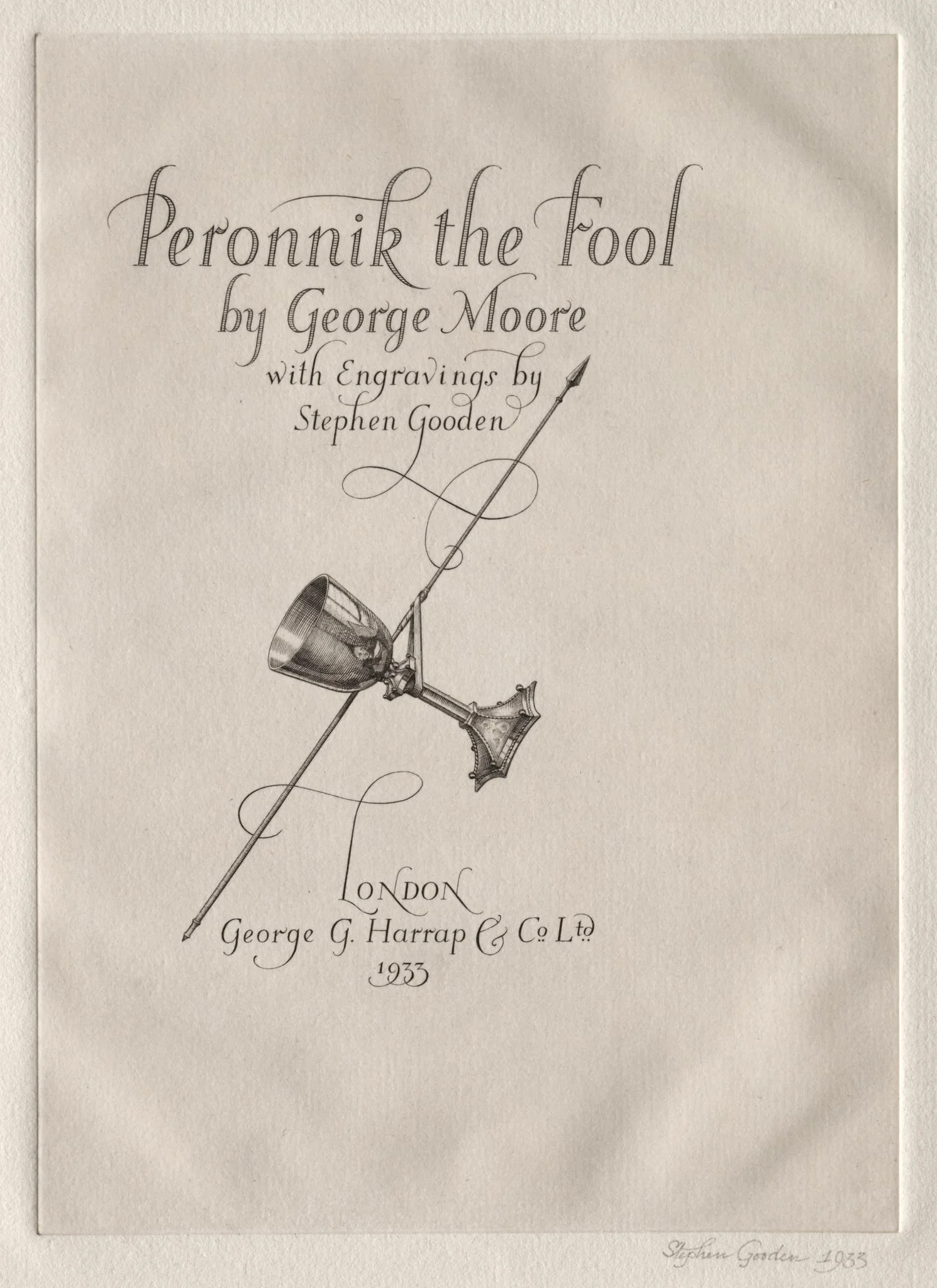 Illustration for "Peronnik the Fool": Peronnik the Fool, detail