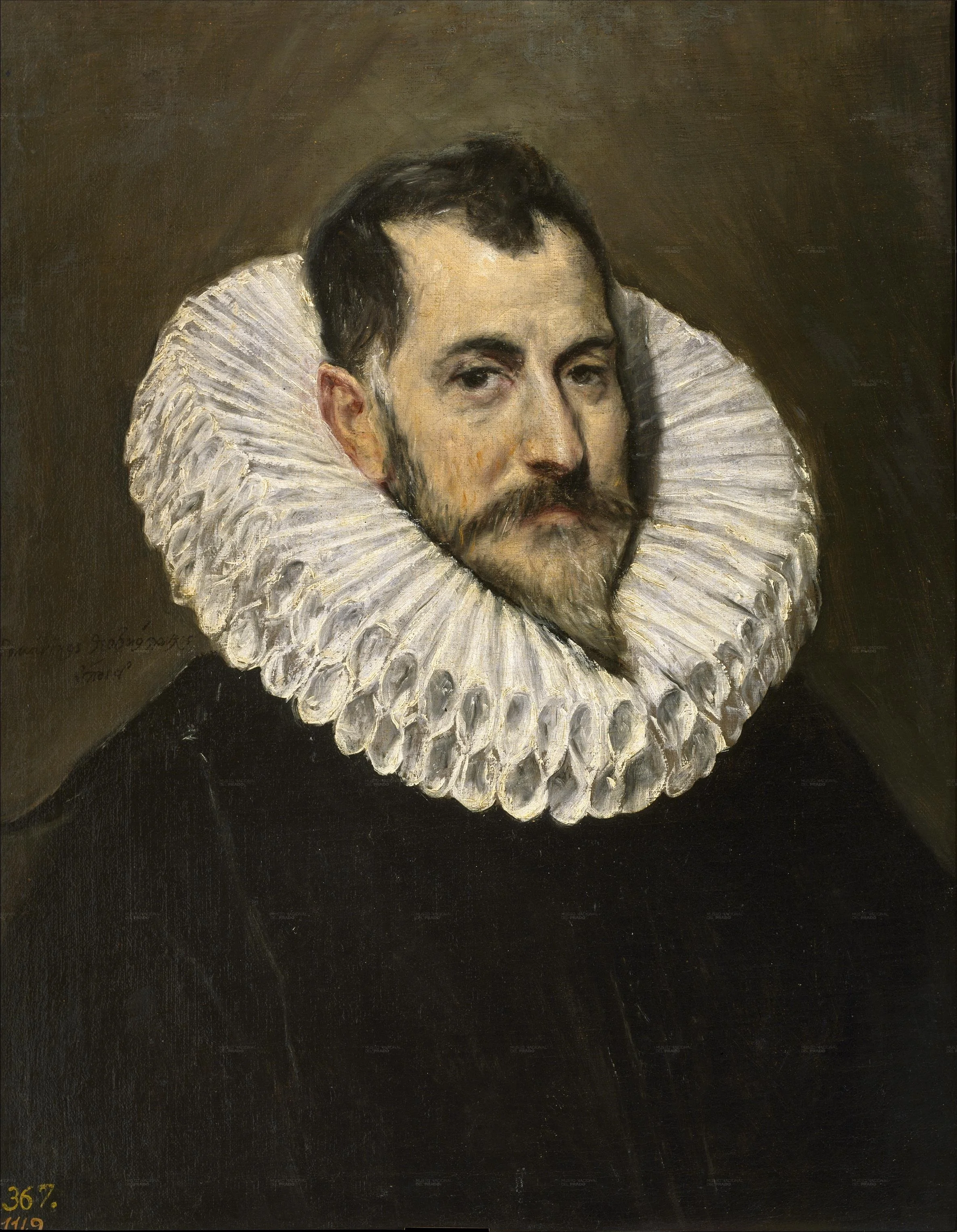 Retrato de un caballero desconocido, detail