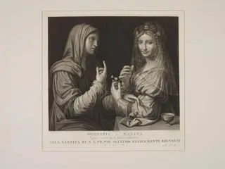 Modesty and Vanity, by Angelo Campanella, 1850