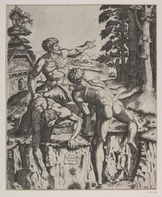 The Bathers, by Michele Greco Lucchese, 1550