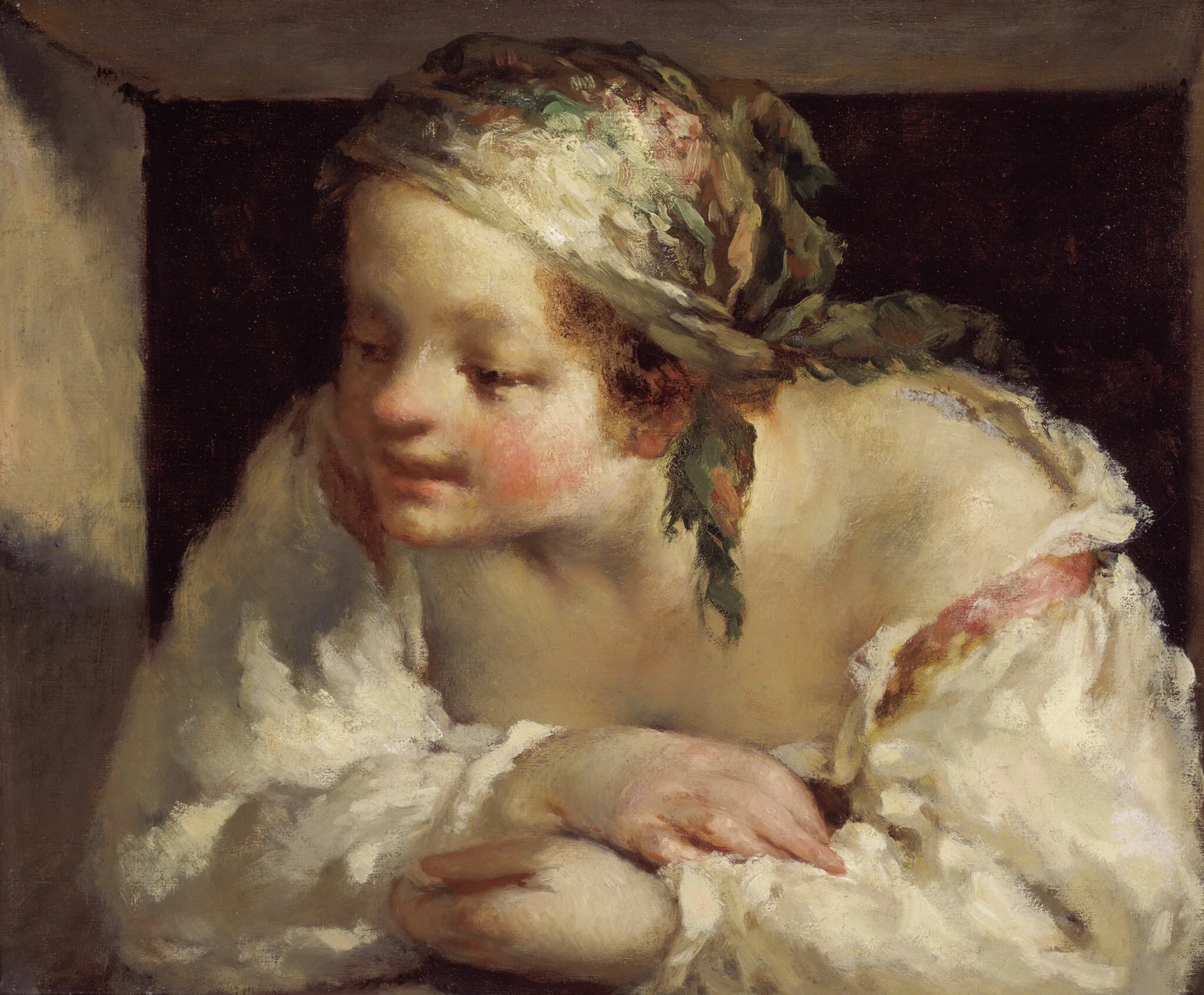 Young Woman, detail