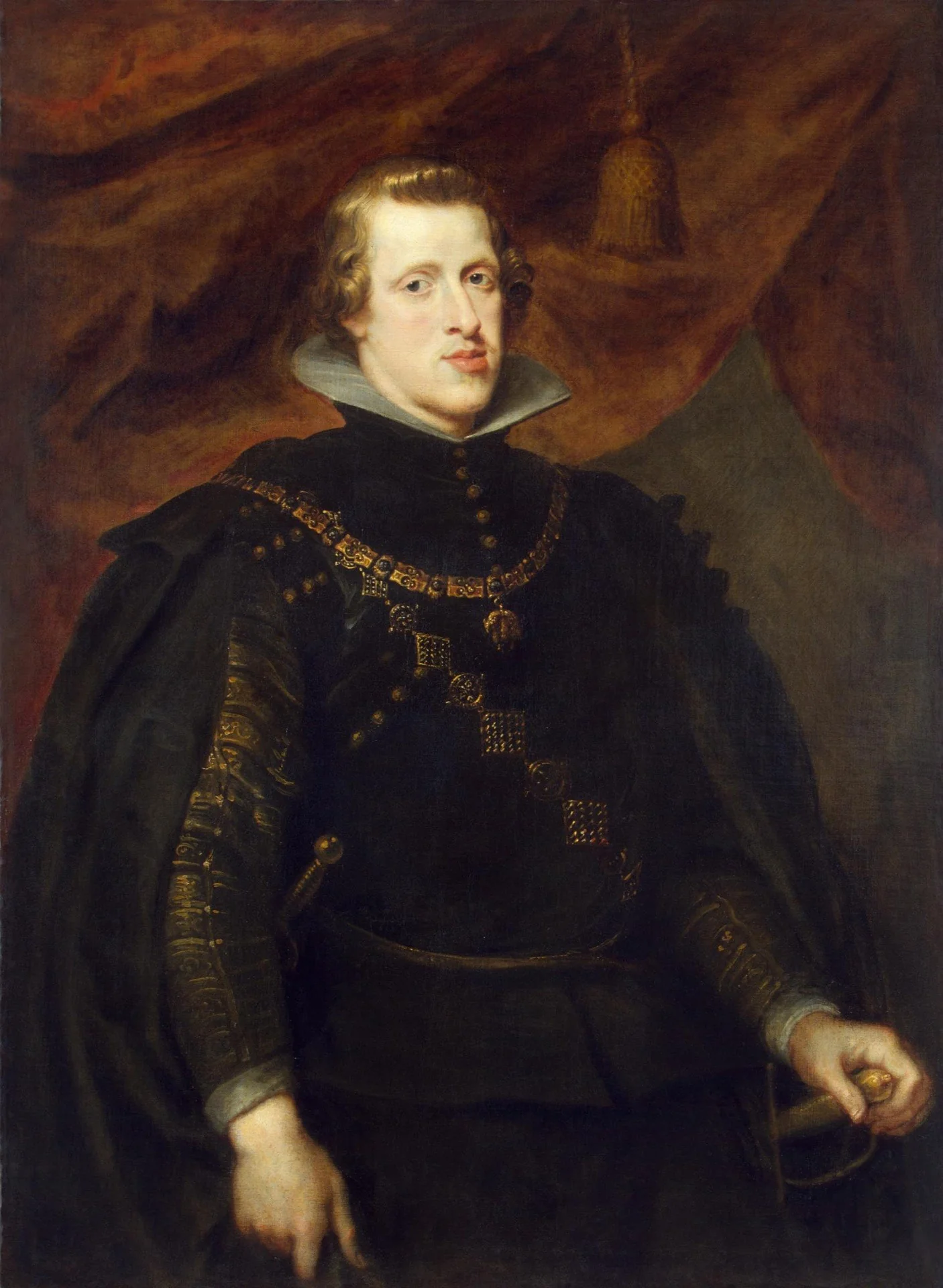 Portrait of Philip IV, King of Spain, detail