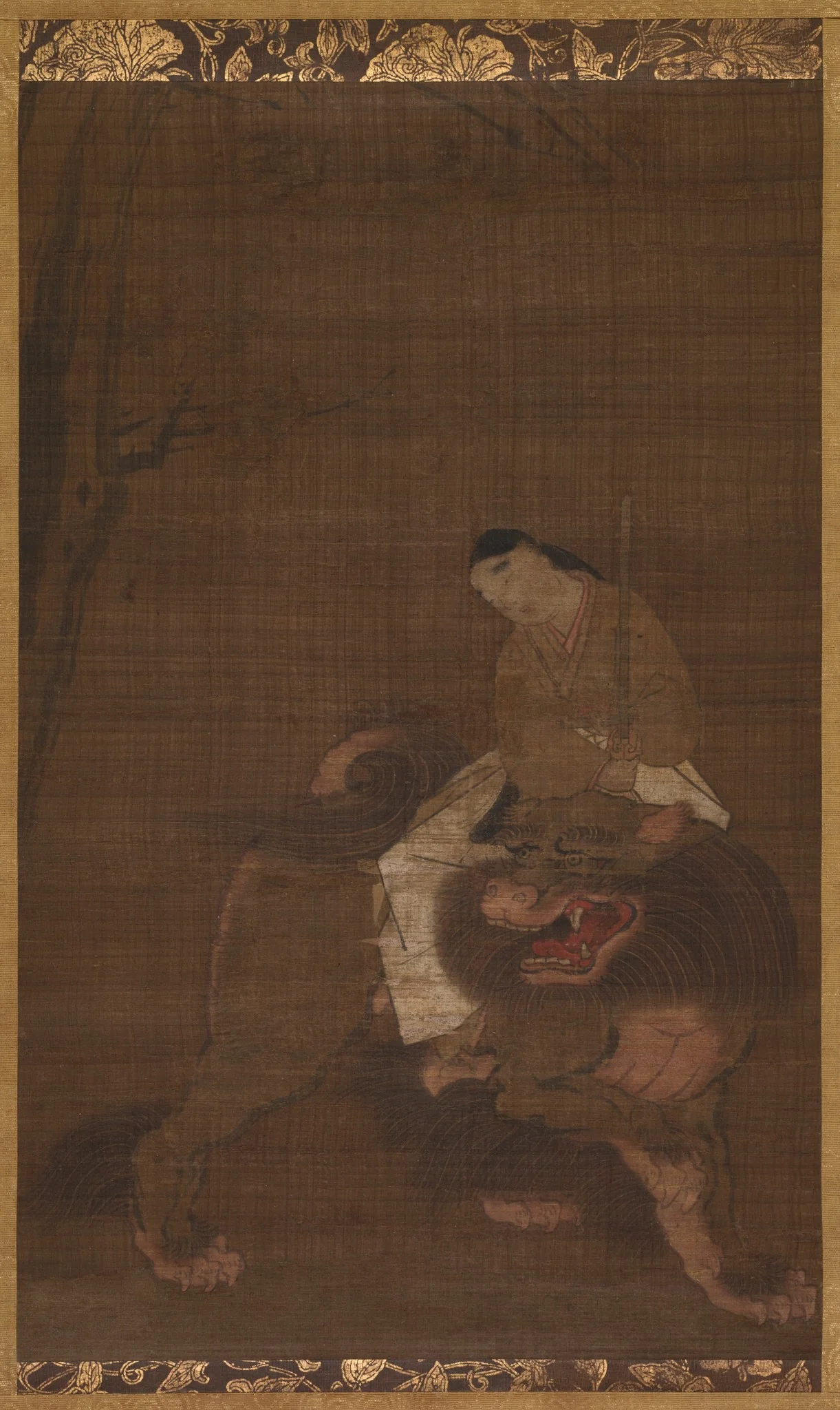 Monju as a Child, detail