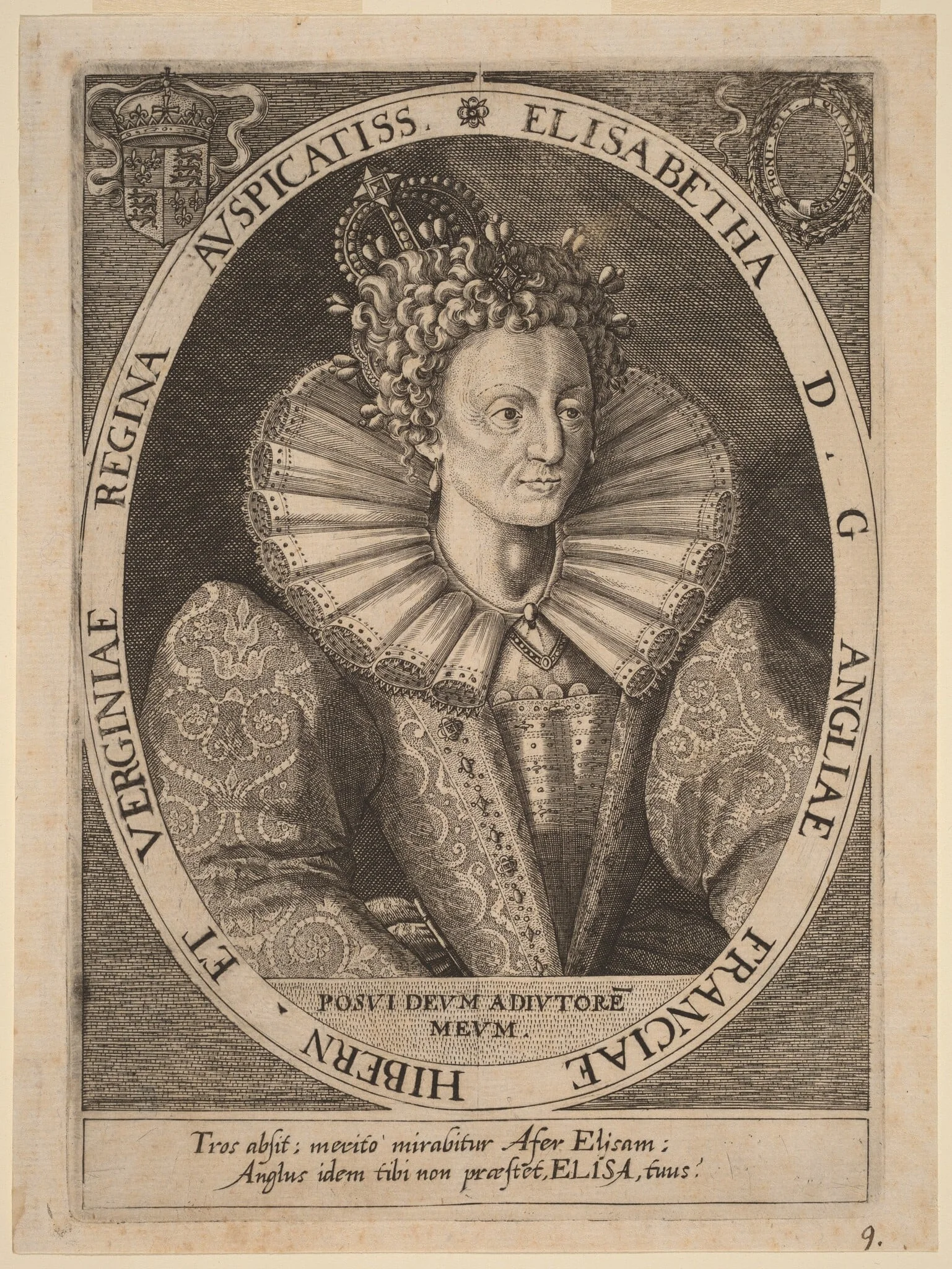 Queen Elizabeth, detail