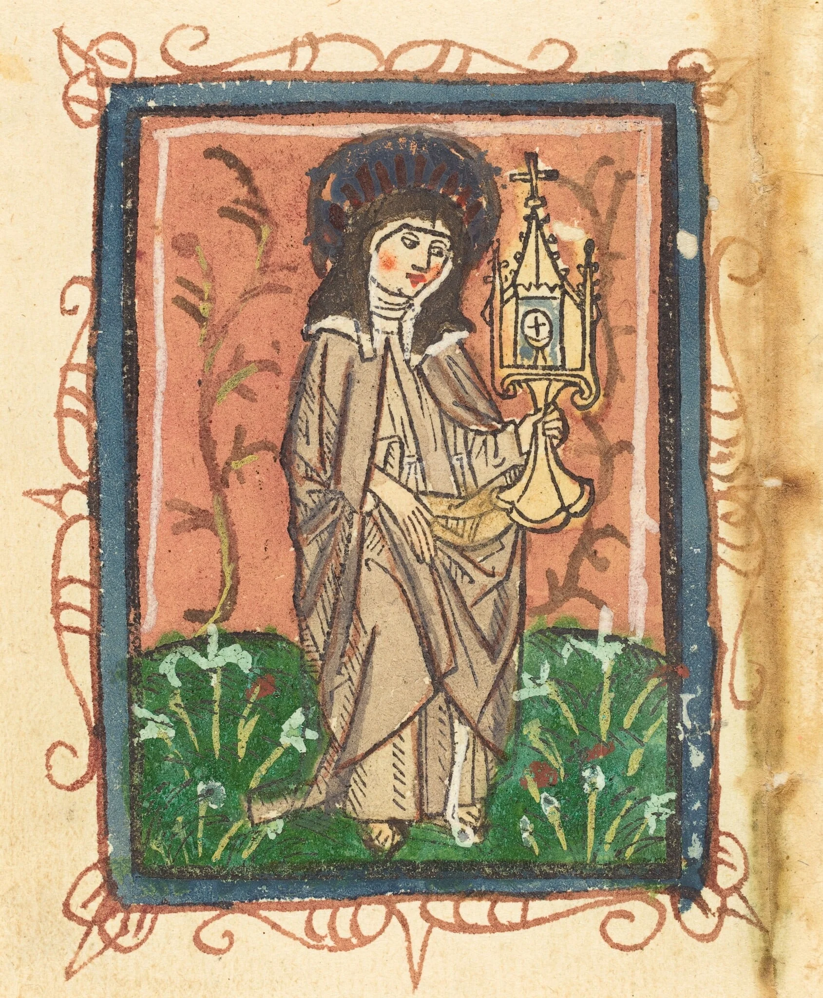 Saint Clare of Assisi, detail