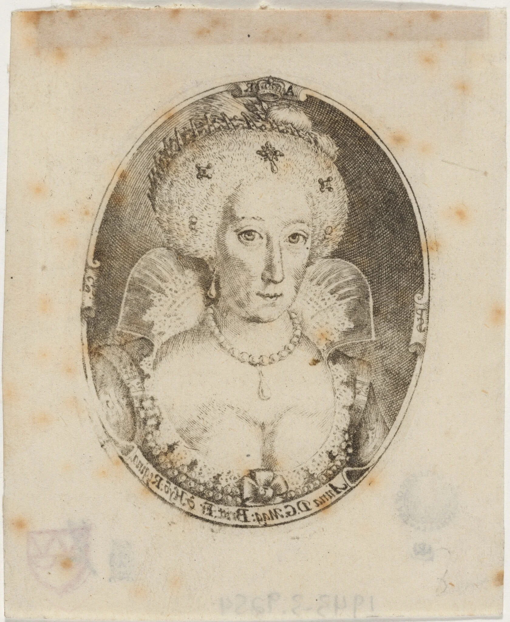 Anne of Denmark, detail