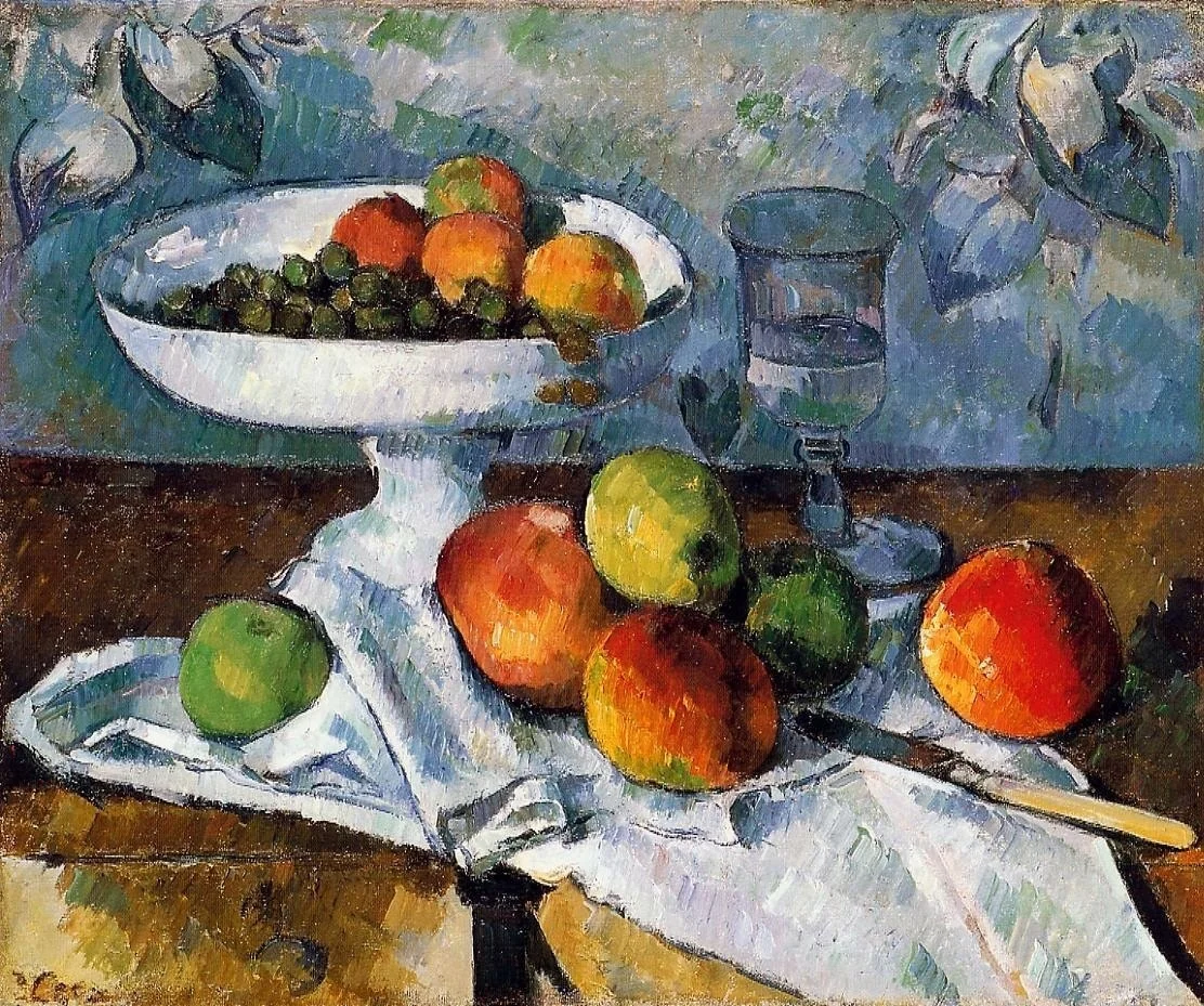 Still Life with Fruit Dish, detail