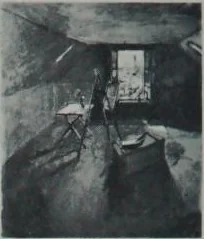 L' atelier sous les toits, detail
