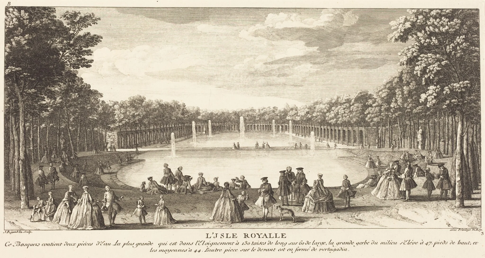 L'Isle Royalle, detail