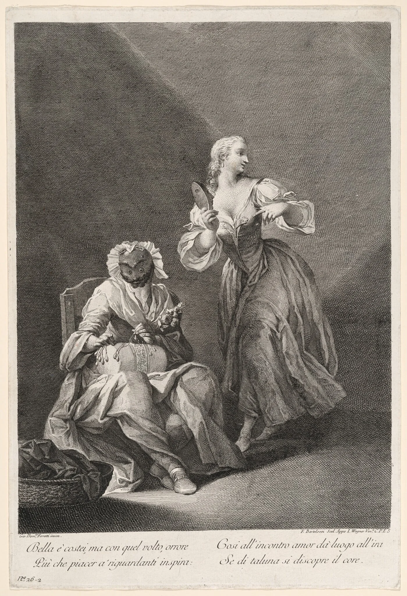 Harlequin as Lacemaker, detail