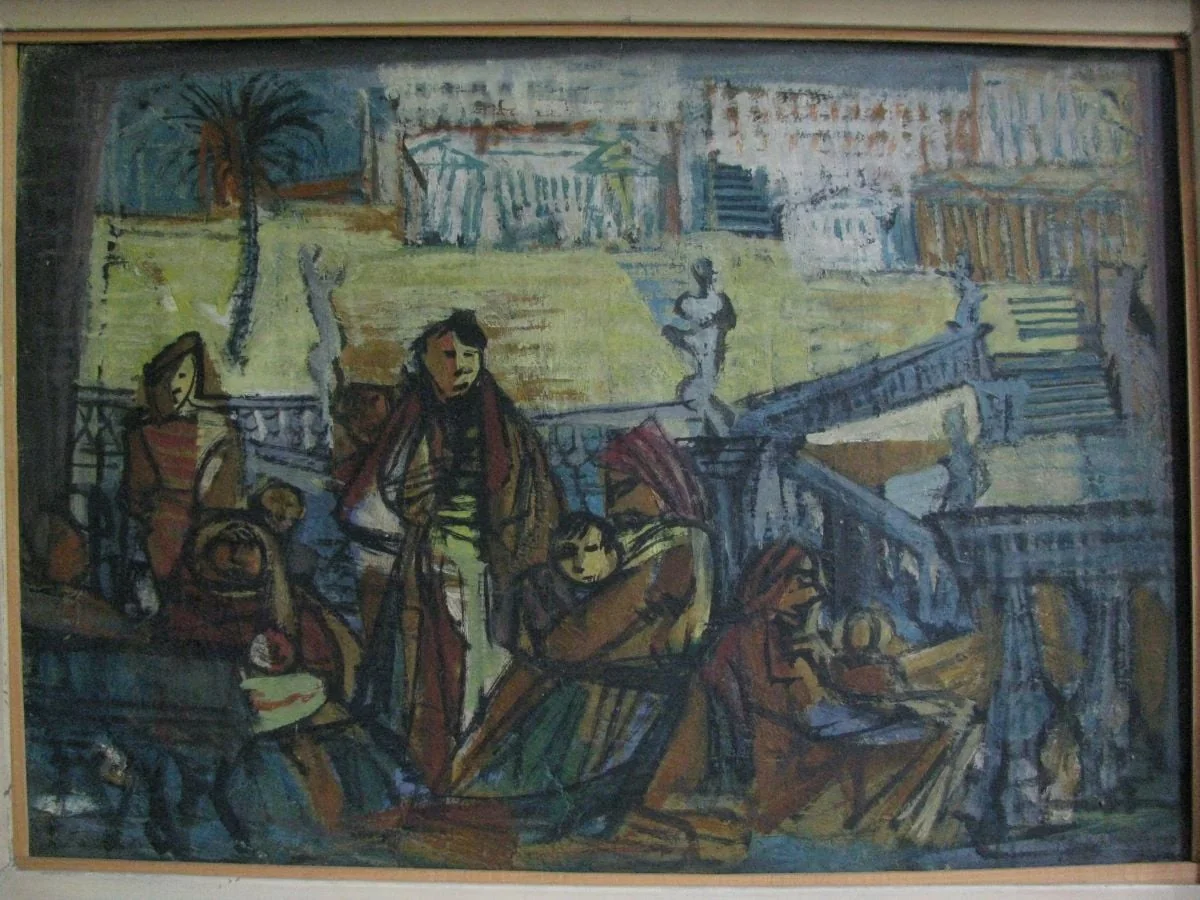 Peisaj oriental, detail