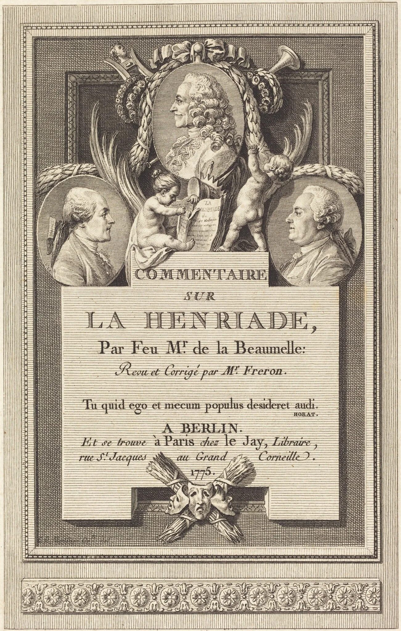 Commentaire sur la Henriade, detail