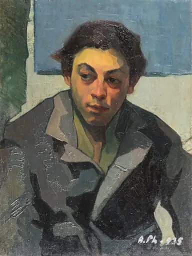 PORTRET DE BĂIAT (STUDIU), by Alexandru Phoebus, 1925