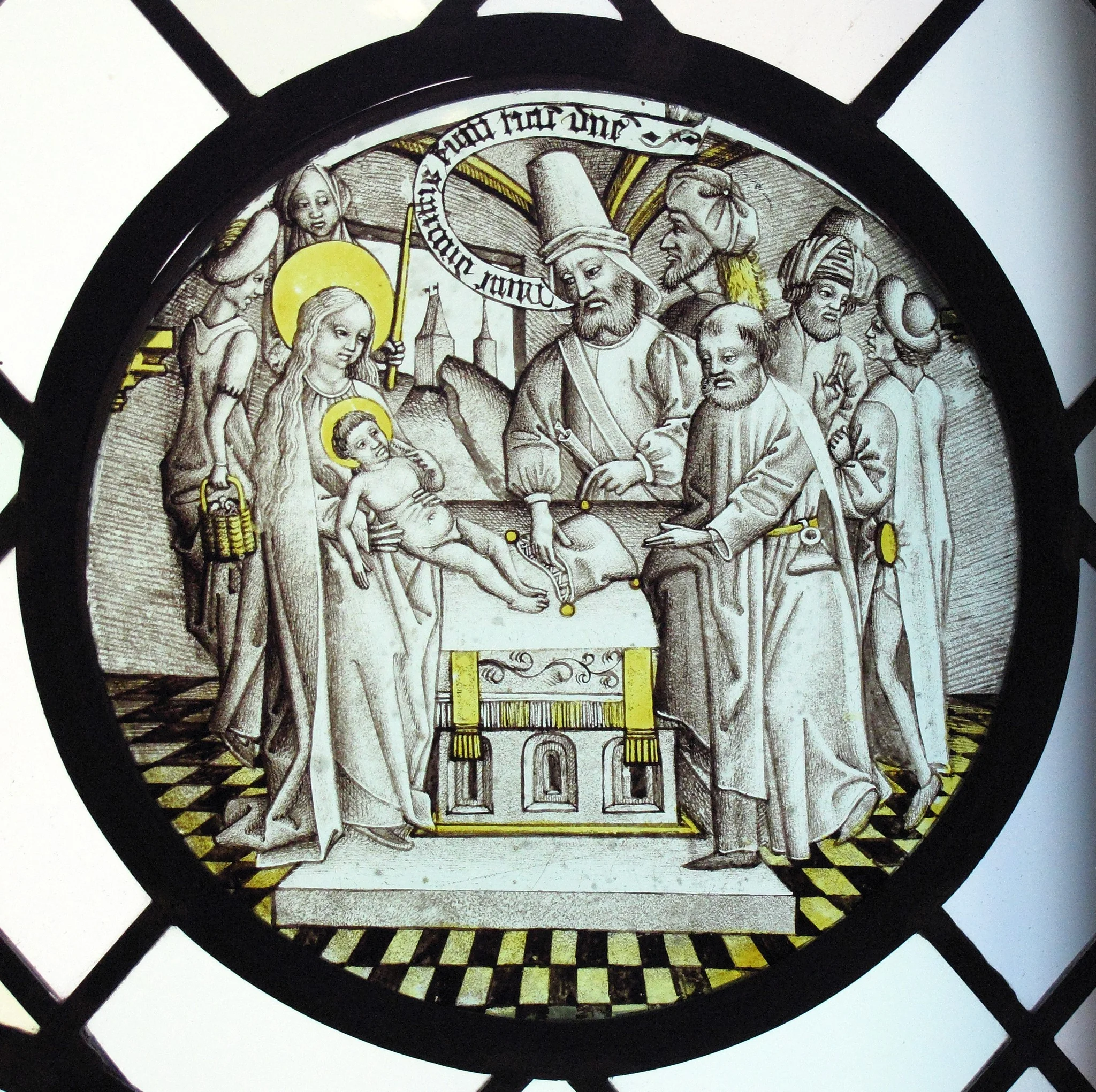 Roundel with the Circumcision, detail