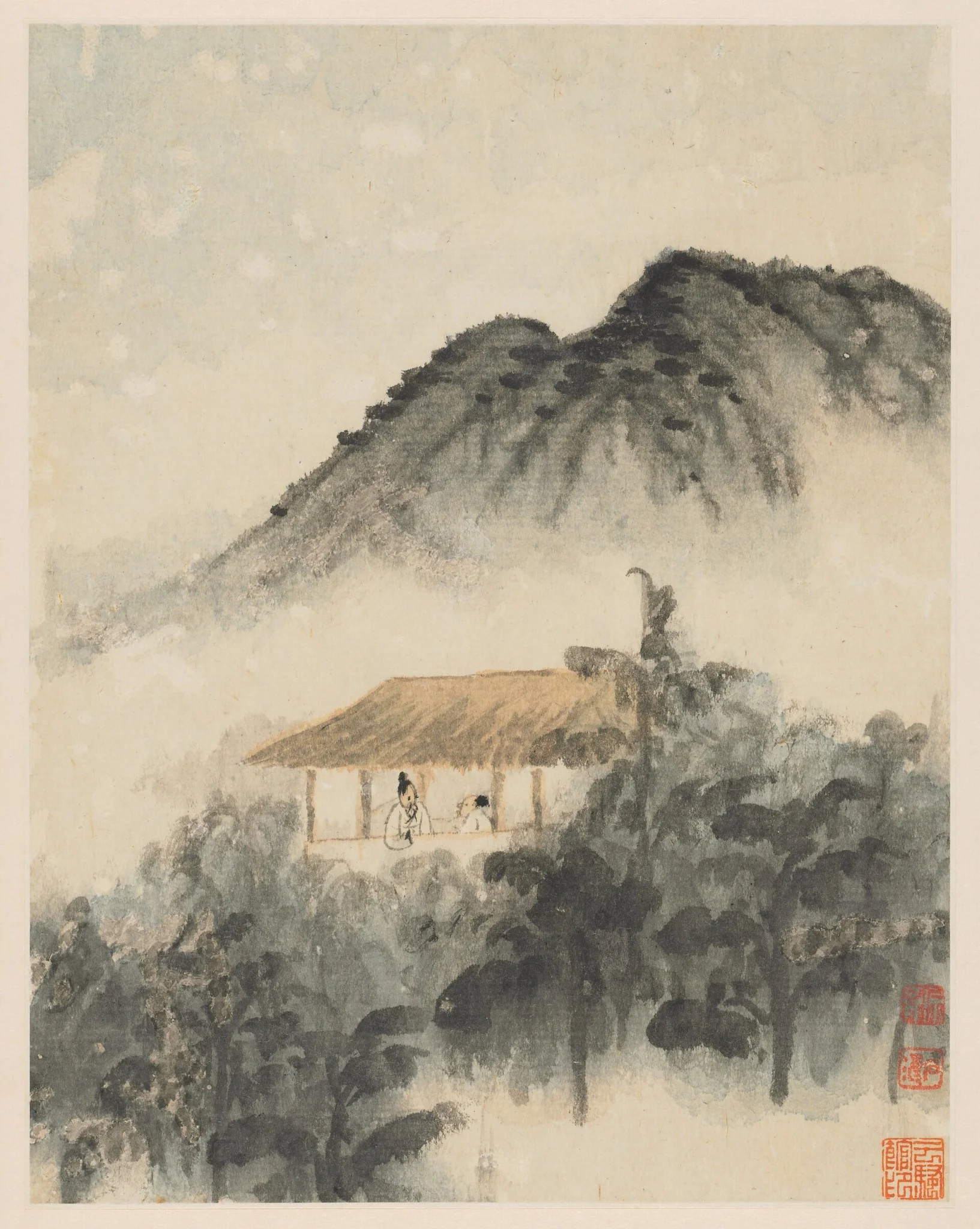 Reminiscences of Qinhuai River, detail