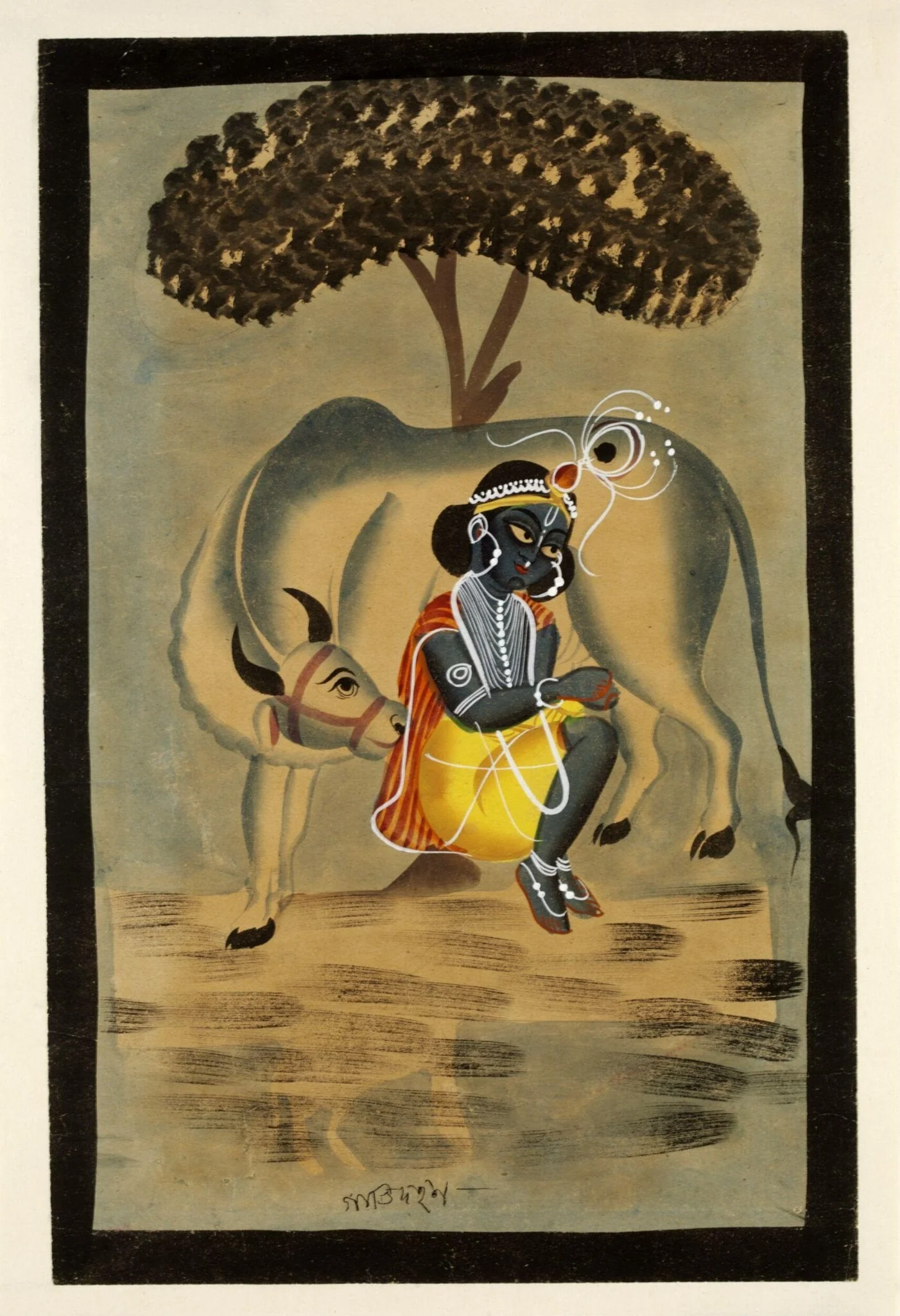 Krishna, detail