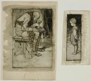 Untitled, by Arthur Rackham, watercolor, 1900
