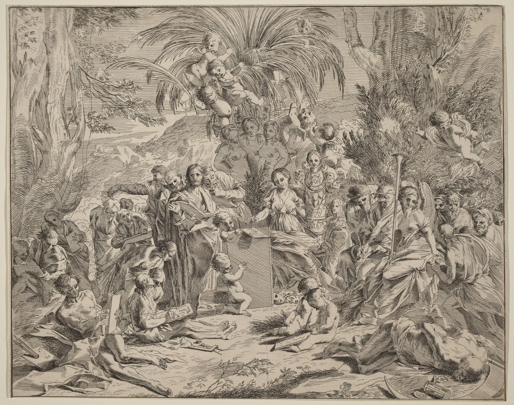 Allegory of Painting, detail