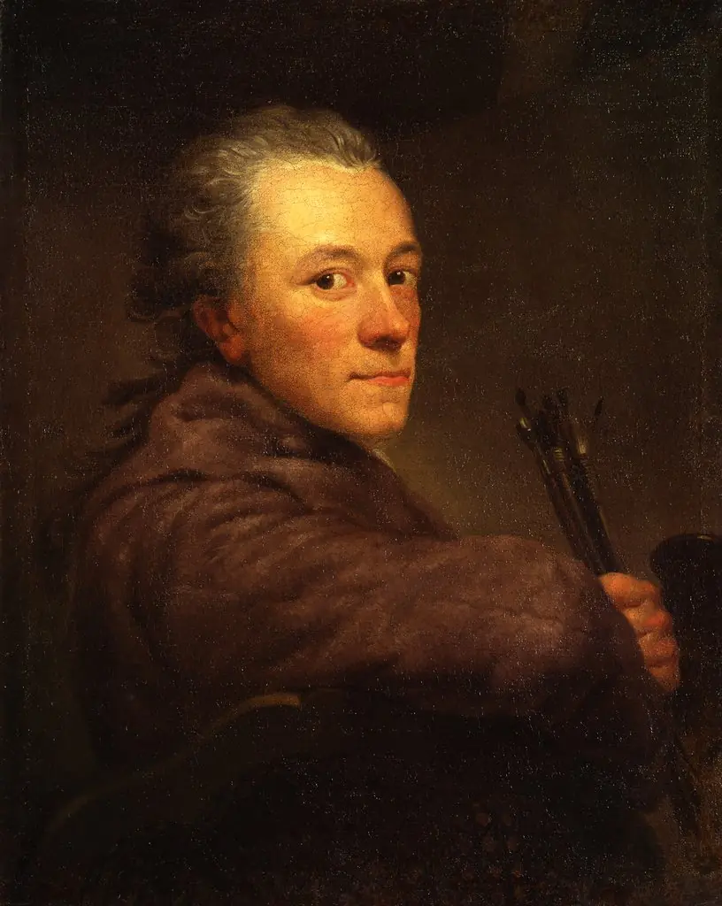 Self-Portrait, by Anton Graff, oil, 1788