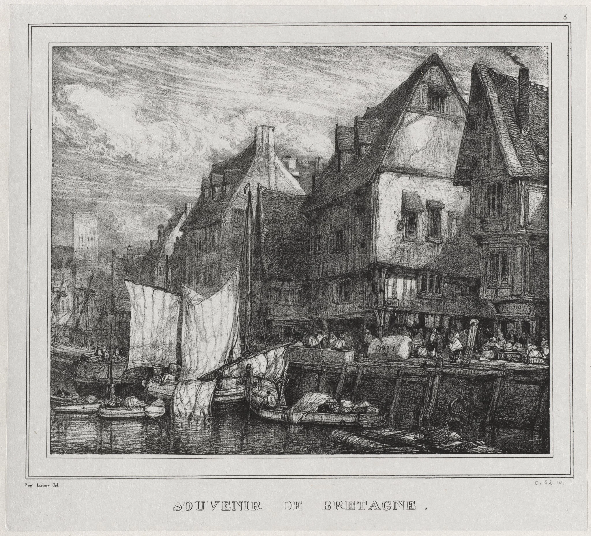 Souvenirs: Souvenir of Brittany, Plate 5, detail
