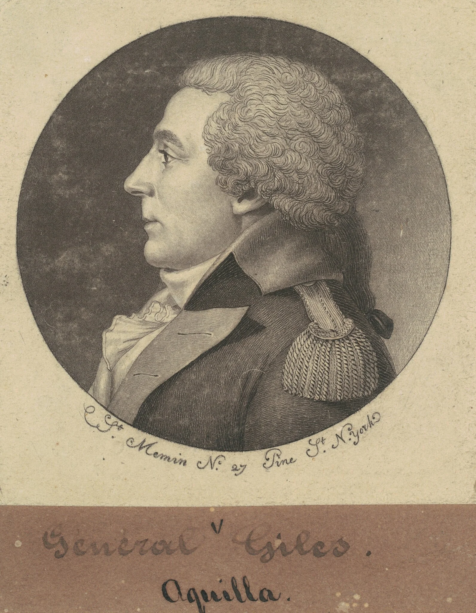 Aquila Giles, detail